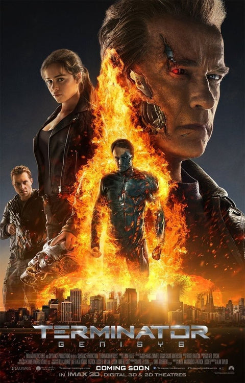 《未來戰士5: 智能創世Terminator Genisys (2015) 》英文版高品質印刷雙面燈箱海報