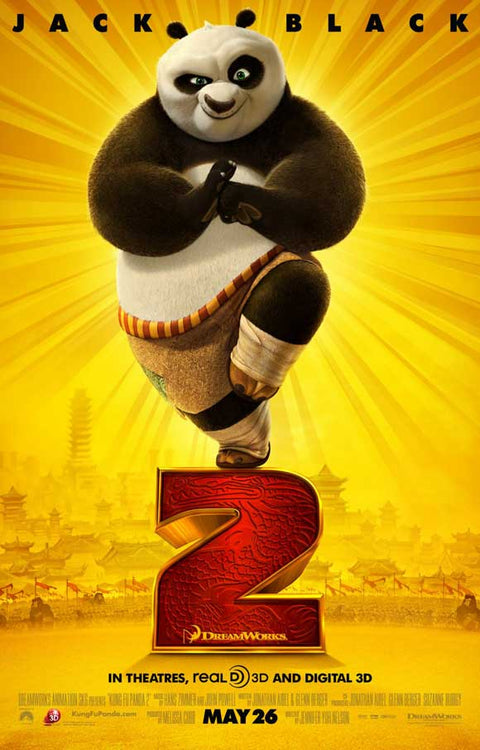 《功夫熊貓2 Kung Fu Panda 2 (2011) 》高品質印刷雙面燈箱海報