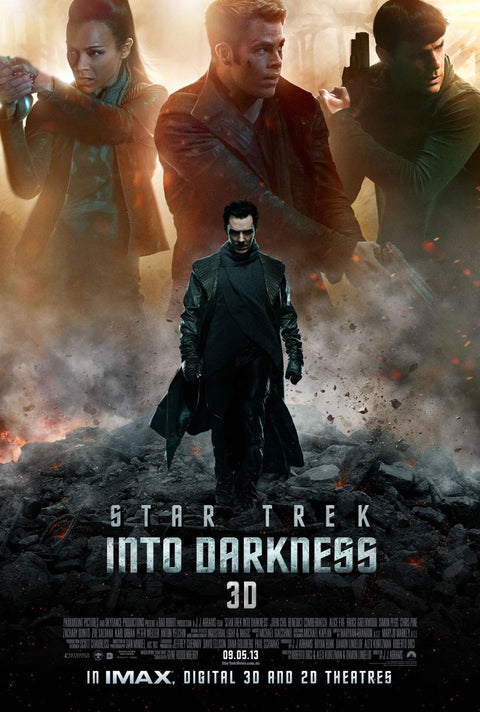 《星空奇遇記:黑域時空 Star Trek: Into Darkness (2013) 》英文版高品質印刷雙面燈箱海報