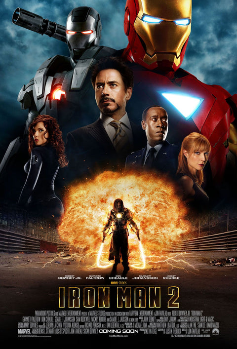 《鐵甲奇俠2 Iron Man 2 (2010) 》英文版高品質印刷雙面燈箱海報