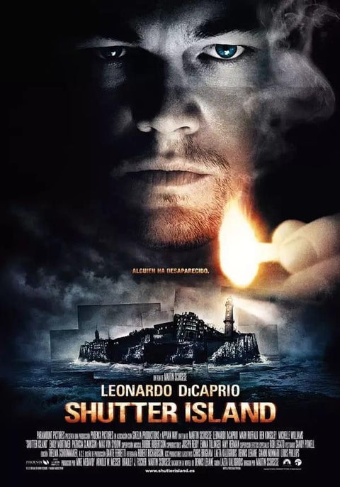 《不赦島 Shutter Island (2010) 》英文版高品質印刷雙面燈箱海報