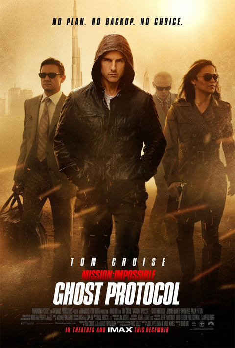 《職業特工隊4:鬼影約章 Mission: Impossible – Ghost Protocol (2011) 》英文版高品質印刷雙面燈箱海報